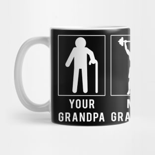 lifting your grandpa my grandpa tee for your grandson granddaughter Mug